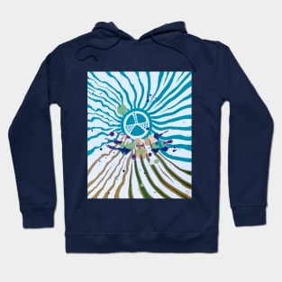 Plaintive Sun Blue Hoodie